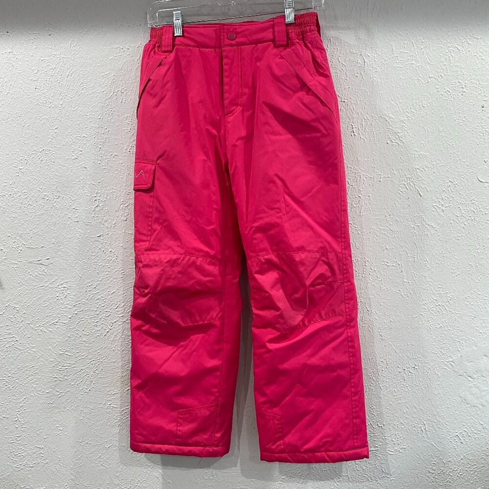 Vertical 9 girl's size Medium 10/12, pink, elastic waist snow/ski pants, NWOT.